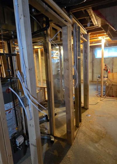 basement panel work